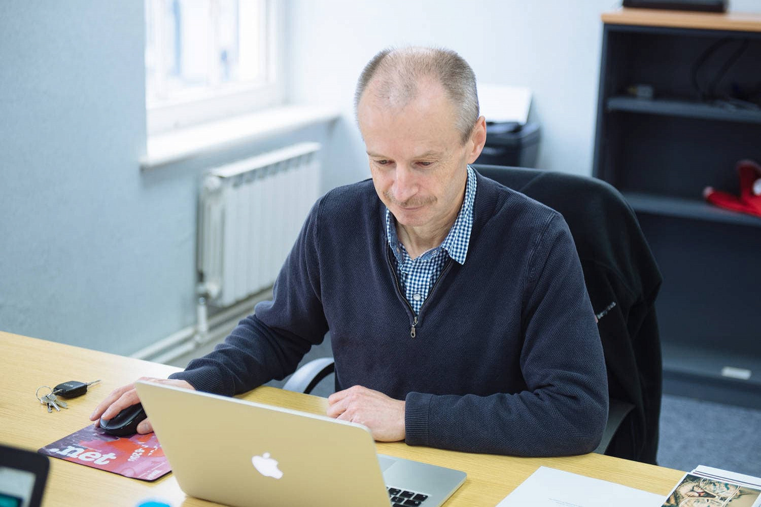 Clive Walker working on my own site